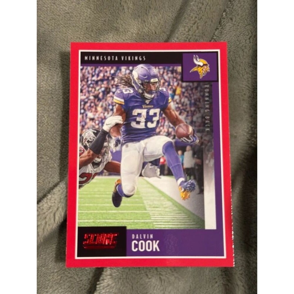 2022 Panini Score Dalvin Cook Red Parallel (#107)